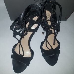 Strappy Velvet Sandal